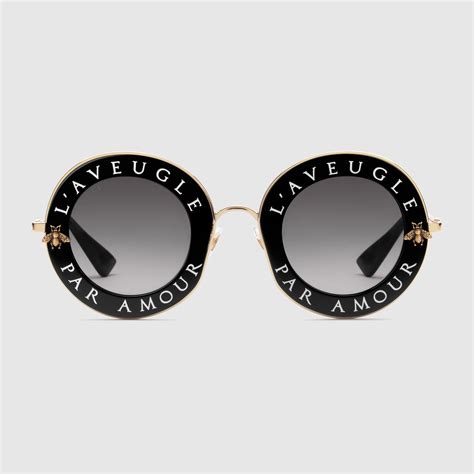 gucci round core sunglasses|gucci round sunglasses with letters.